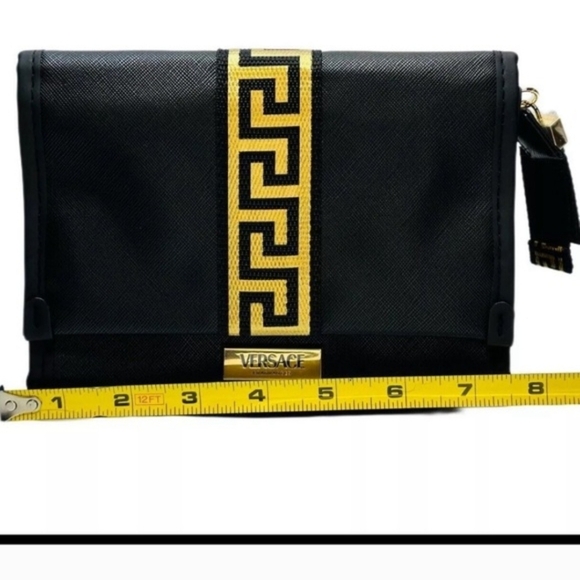 New Versace Fragrances Luxury Black & Gold Wallet Clutch - Picture 5 of 5